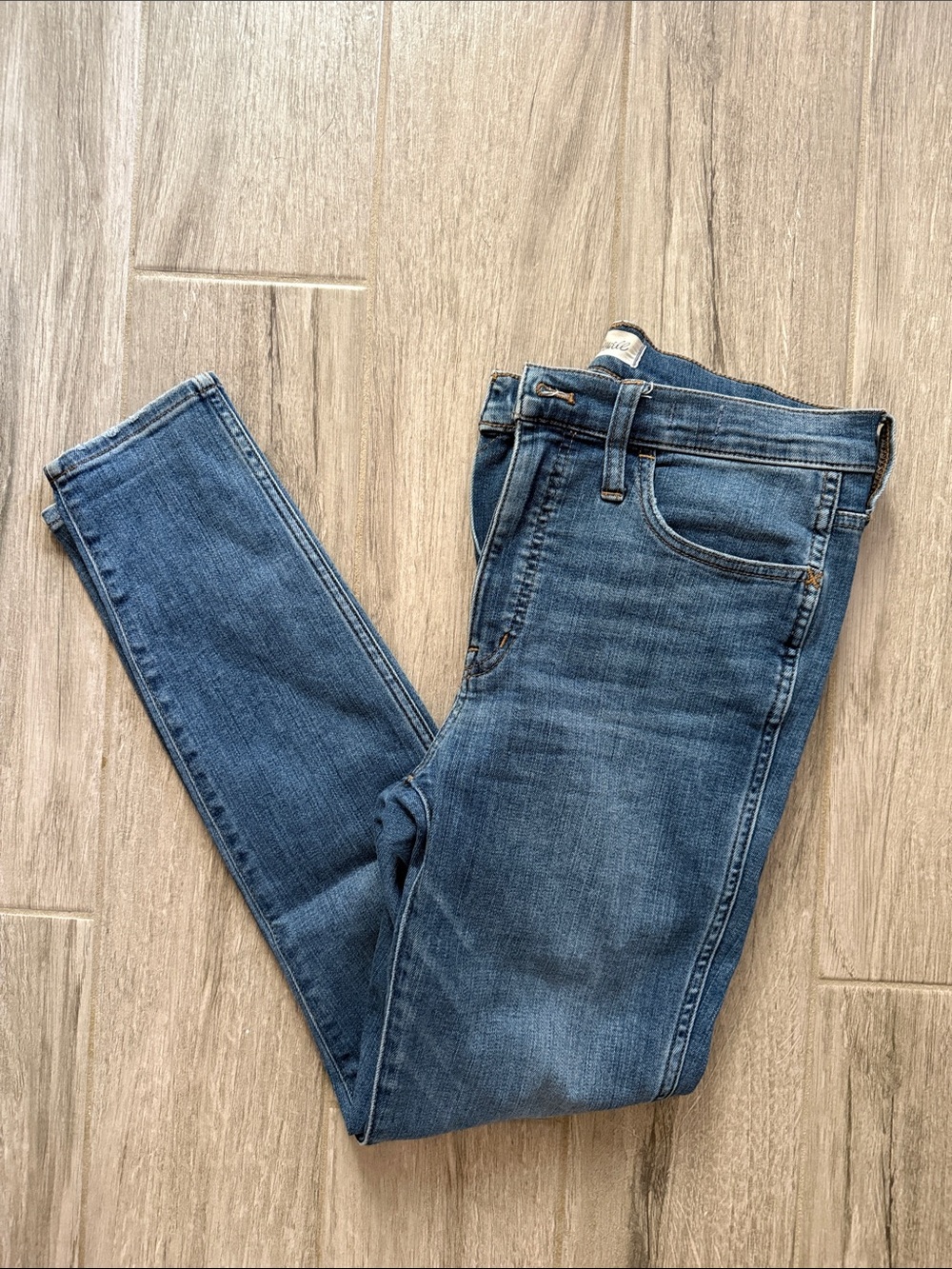 Madewell 10” high rise skinny Classic Blue Skinny Jeans